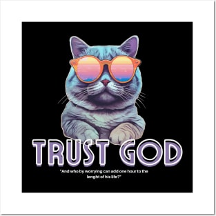 trust god Posters and Art